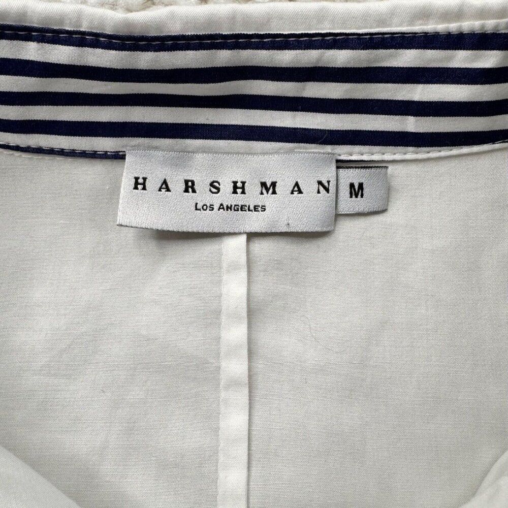 Harshman Stripe Mix Colorblock Button Up Shirt - image 3